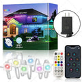 Luces Alero Exterior MIMIRGB 150FT | 90LEDs RGBIC | App Control | Sincronización Musical | Alexa | Fiestas y Navidad - Firu Total Sales