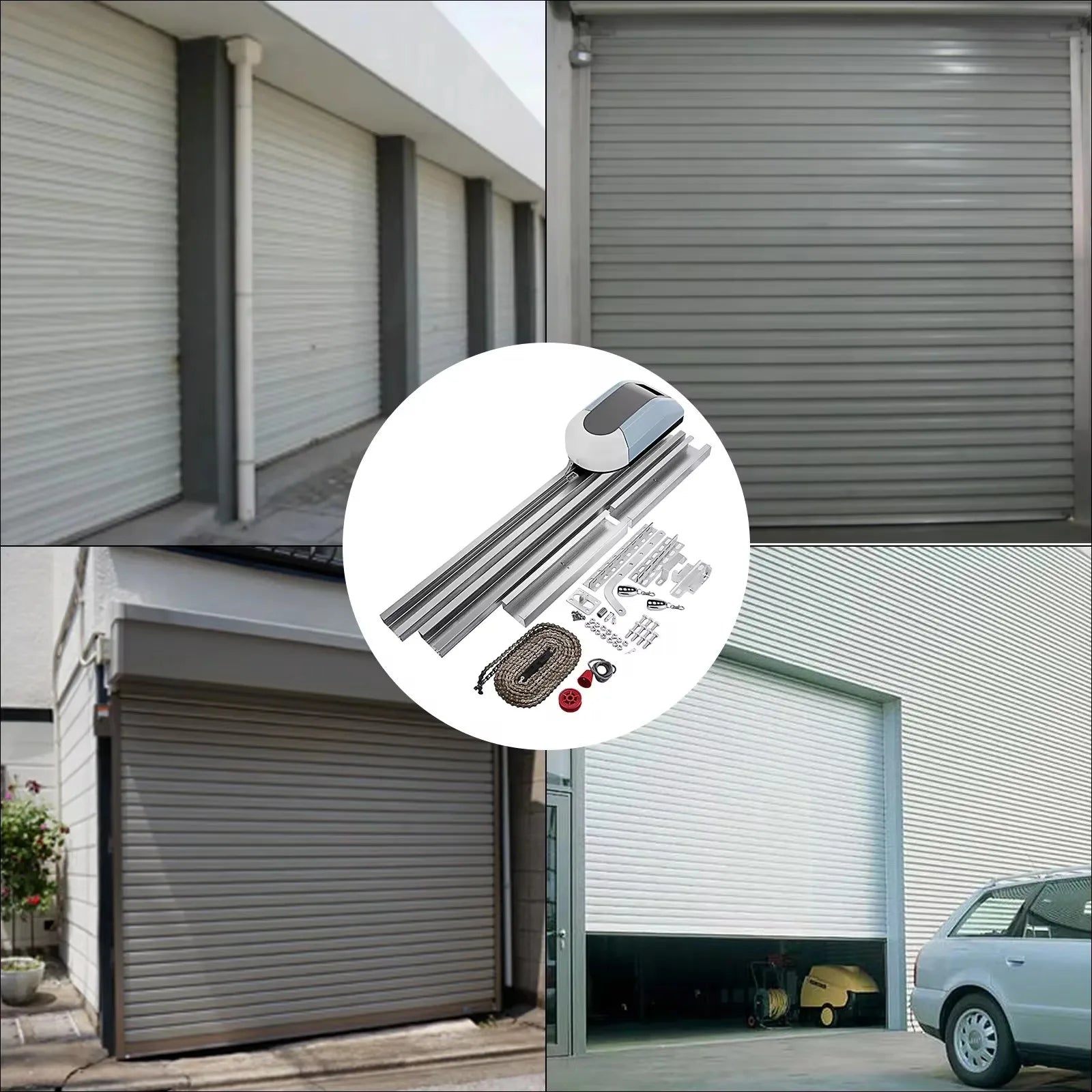 Sihao Electric Operator Gate Automatic Garage Door Opener With Remote Control 800N1000N Pulling Force Automatic Gates For Hotel