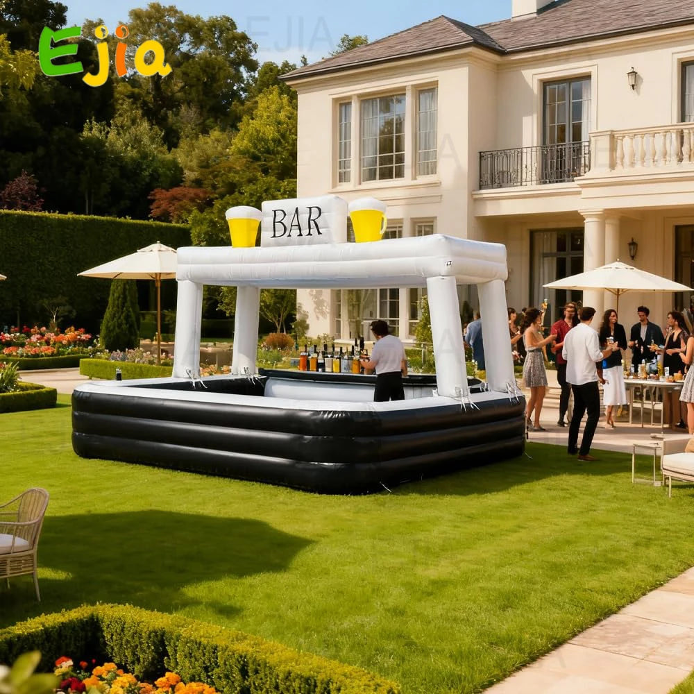 Bar Inflable Portátil 15ft PVC | Carpa para Fiestas, Bodas y Eventos al Aire Libre 🍻 - Firu Total Sales