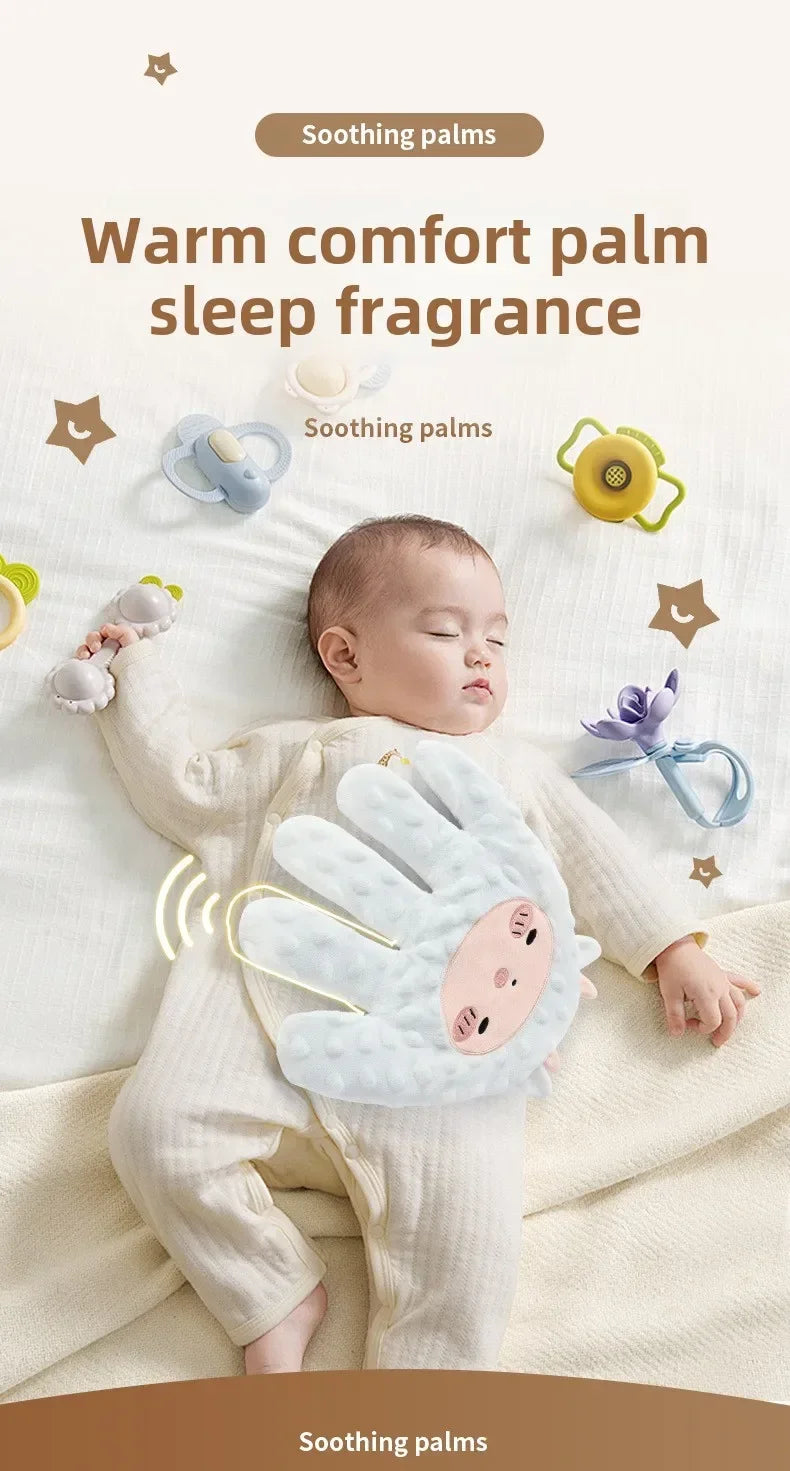 Almohada Palma para Bebé Recién Nacido | Ayuda para Dormir con Control Remoto
