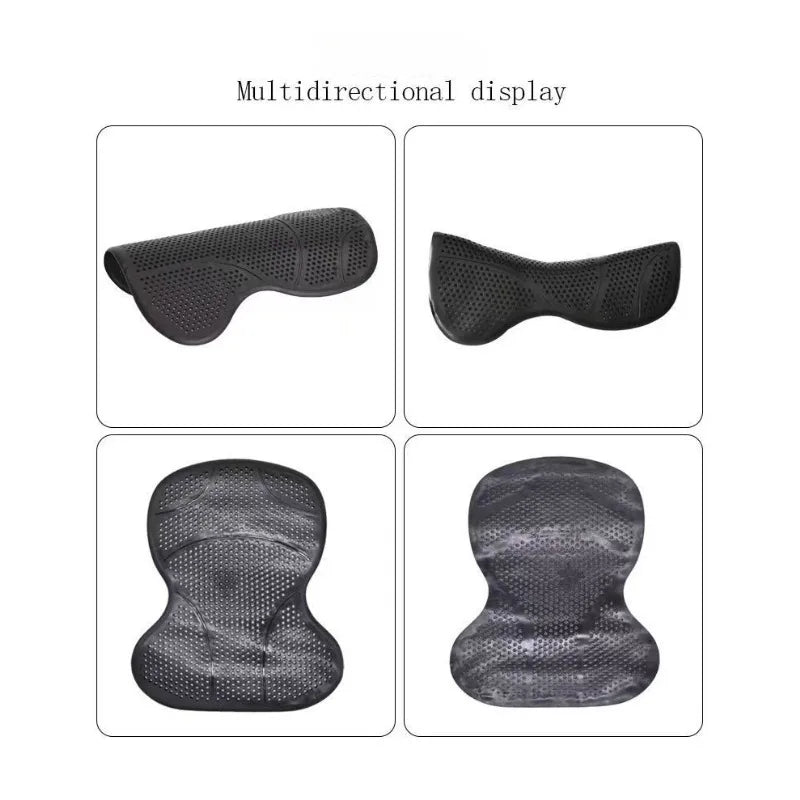 Equestrian Silicone Shock Absorption Balance Pad Anti-Slip Breathable Saddle Pad for Horse