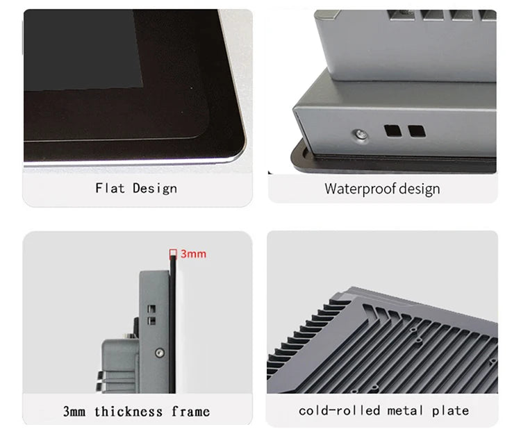 13.3 15.6 18.5 inch industrial computer all in one panel pc with capacitive touch screen built-in wifi win10/11 pro 1366x768