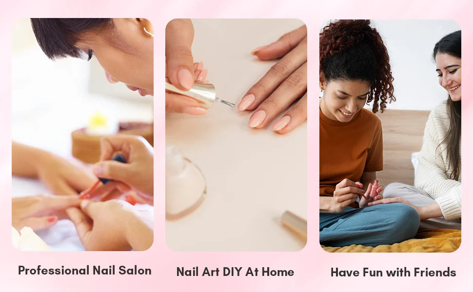 Makartt 5-in-1 Builder Gels Nail Gel Extension Nail Strengthen & Nail Repair Base Coat Nail Polish Soak Off  UV/LED Lamp Needed