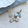 Summer Small Fish Star Charm Keychain Phone Lanyard Keyring Bag Pendant Accessory Aesthetic Y2k Jewelry