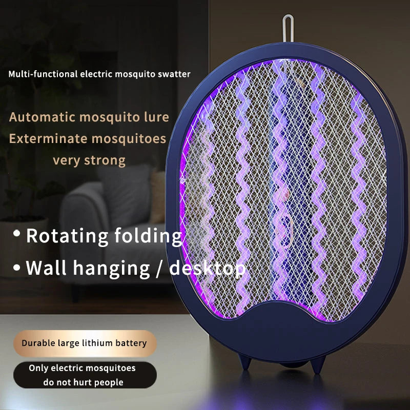 Raqueta Eléctrica Plegable 2 en 1 USB Recargable | UV 3000V | Mata Mosquitos e Insectos - Firu Total Sales