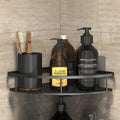 Bathroom Storage Rack No Drill Shelves Wall Mount Corner Shelf Shower Holder For WC Shampoo Organizer Bathroom Accessories
