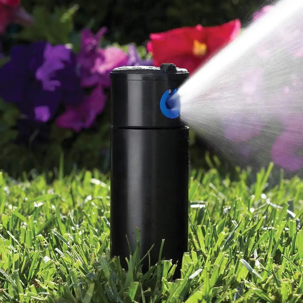 Adjustable 3/4 Rotor Sprinkler, 40°-360° Arc, 4 Gear Drive, 22-52ft Spray, 3.0 GPM Nozzle Included