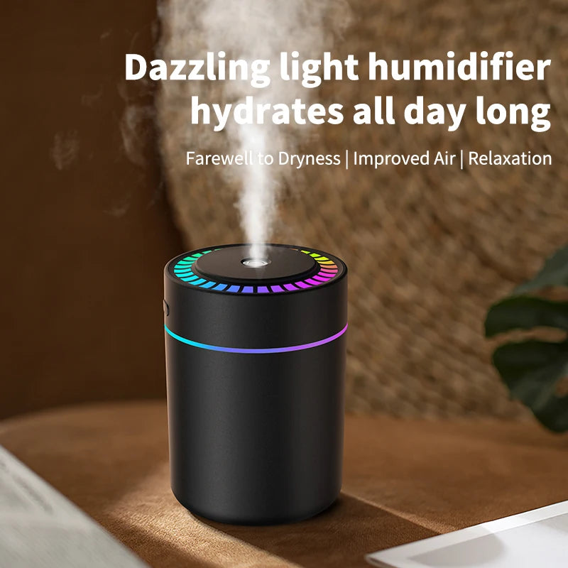 Difusor Aromaterapia 180ml | Humidificador LED 7 Colores | Auto y Hogar 🌿