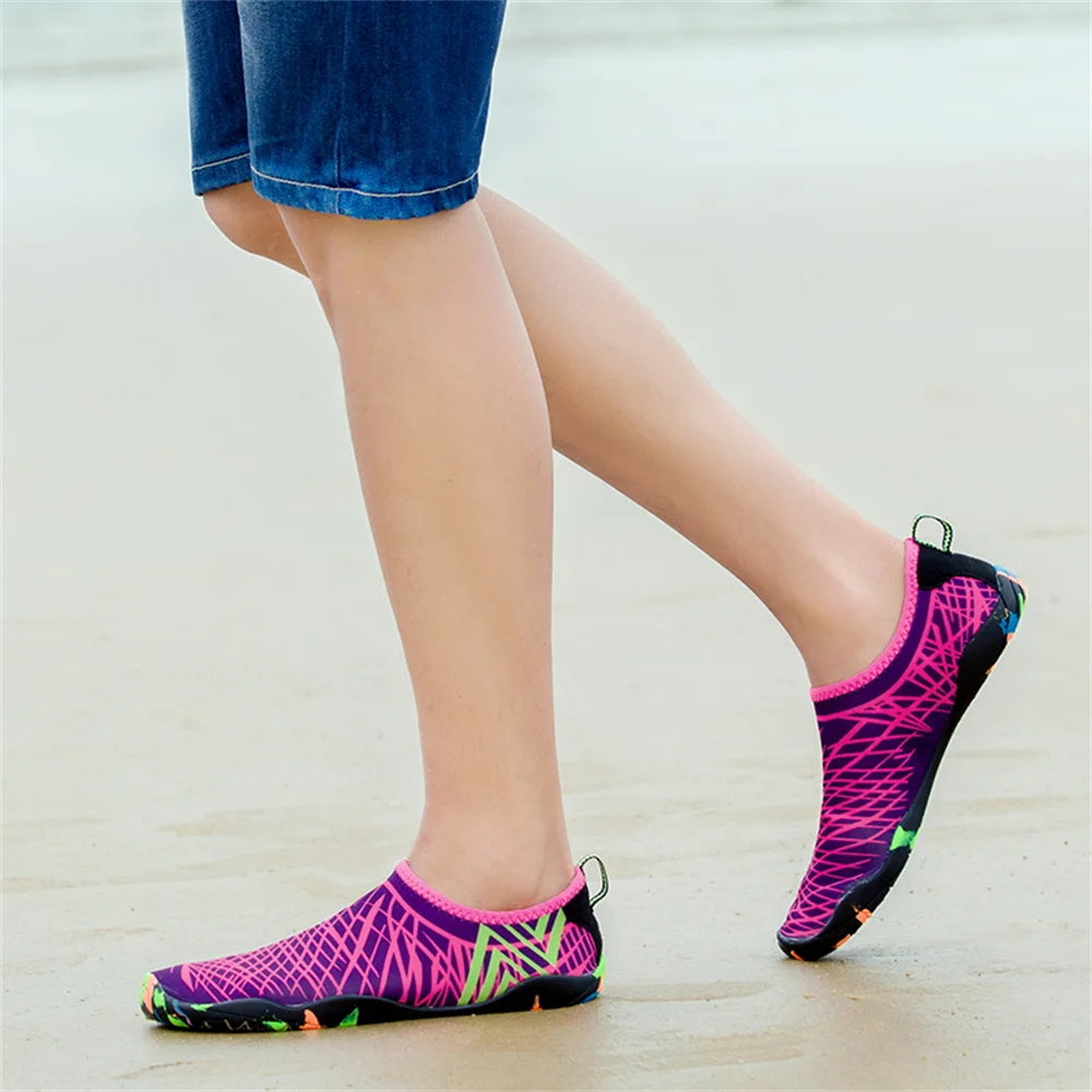 Quick-Drying Summer Water Shoes Unisex Seaside Beach Sock Barefoot Sneakers Men Swimming Upstream Sports Diving Aqua Shoes Women
