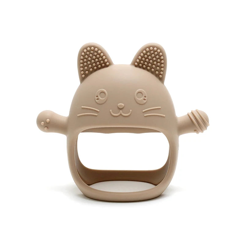 Baby Silicone Glove Teether — Food Grade | Newborn Dental Care | BPA Free