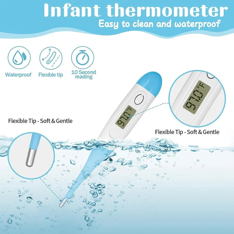 Baby Care Kit Newborn Nail Hair Healthcare Thermometer Grooming Brush Clipper Scissor Toiletries Newborn Nursery Health Care Set