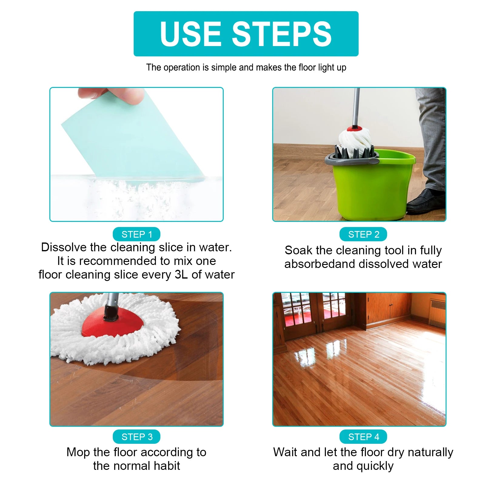 30pcs Floor Cleaning Tablets Toilet Cleaner Multi-effect Household Fragrance Powerful Decontamination Cleaner Artifact Home