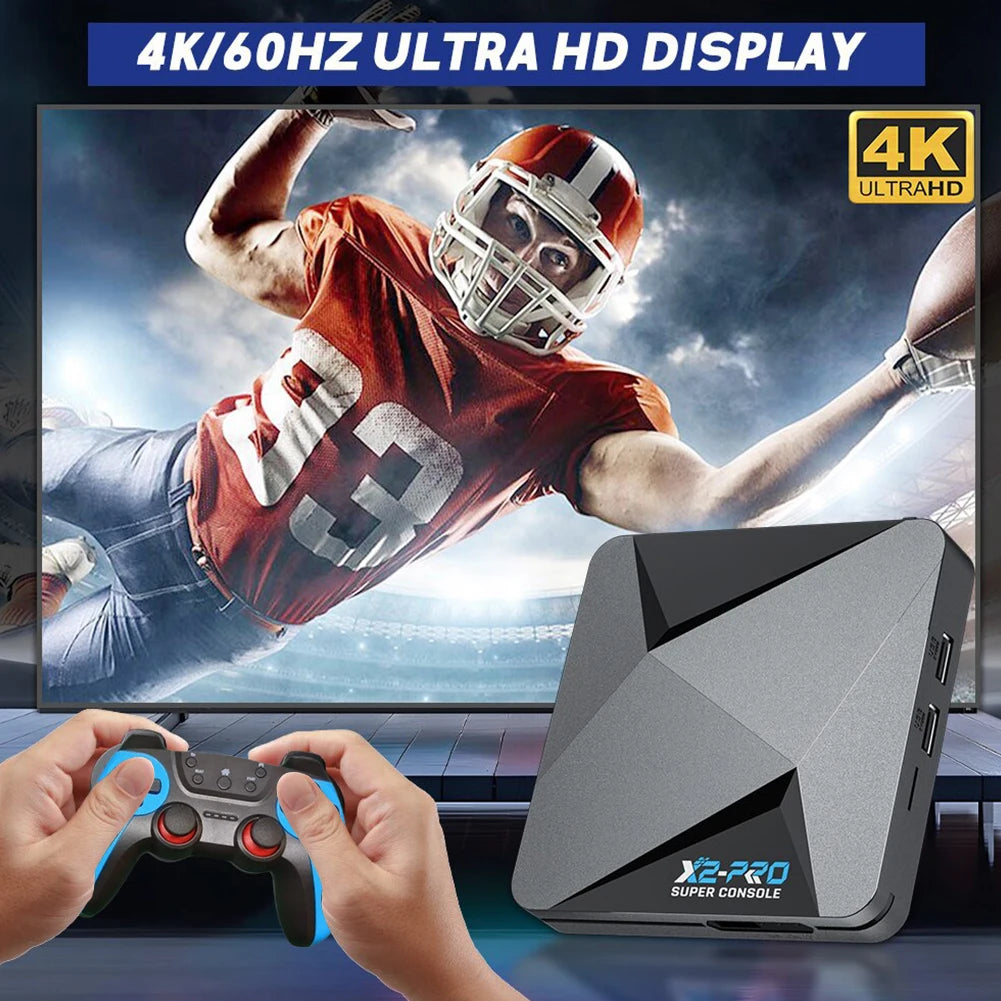 Super Console X2 Pro | 100,000 Juegos Retro | TV Box | SS/MAME/FC/SEGA | Con Gamepad - Firu Total Sales