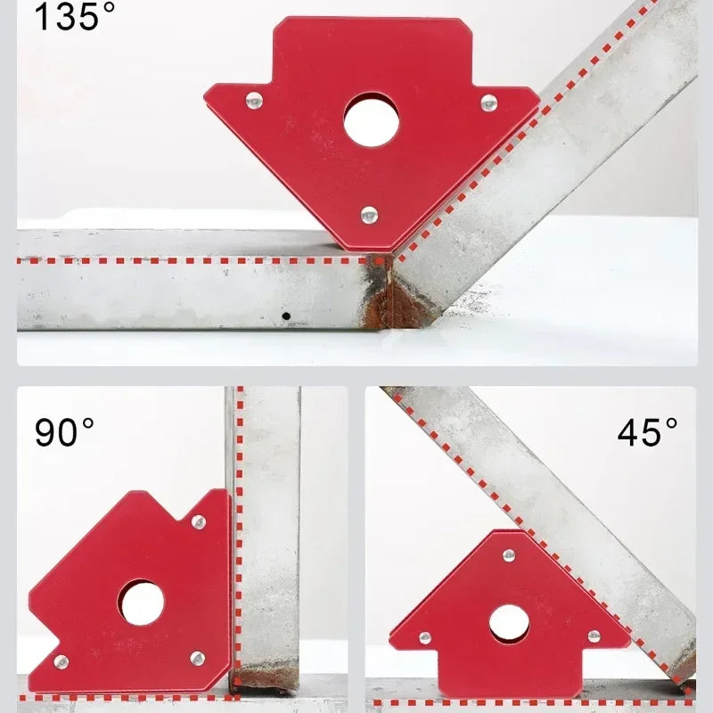 Welding Magnet Hanging Tool 45°/90°/135° Arrow Clamp Magnetic Clamp For Welding Positioner Locator Tools Hardware Accessories