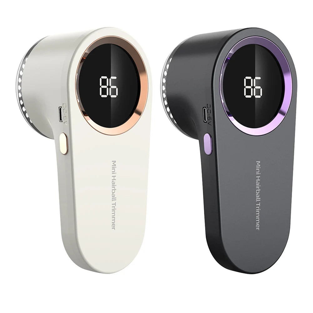 Quitapelusas Eléctrico Recargable USB | Pantalla Digital | Ergonómico | Ropa y Suéter