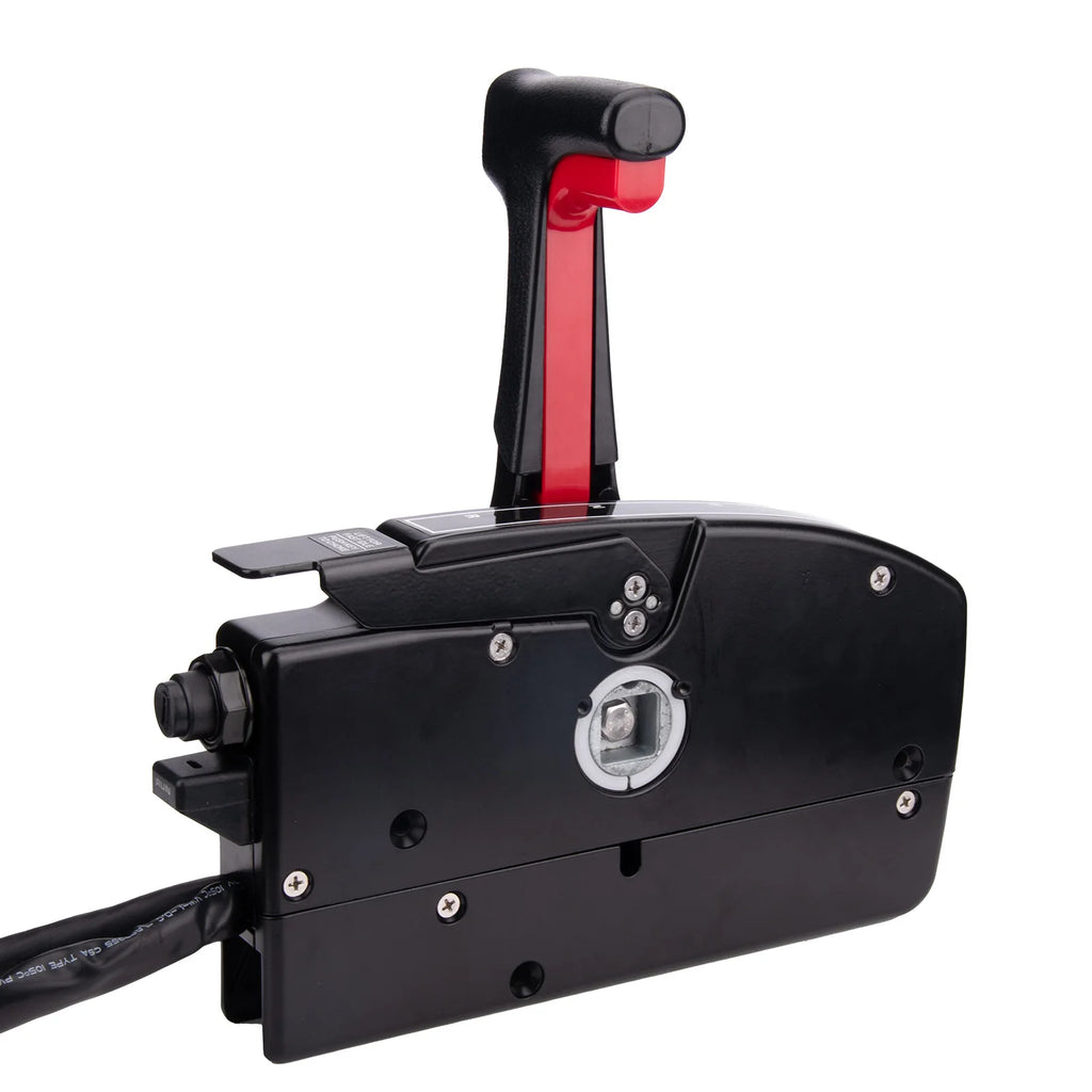 Boat Outboard Remote Control Box Side Mount with 14-Pin Harness, Smooth Throttle and Shift Operation