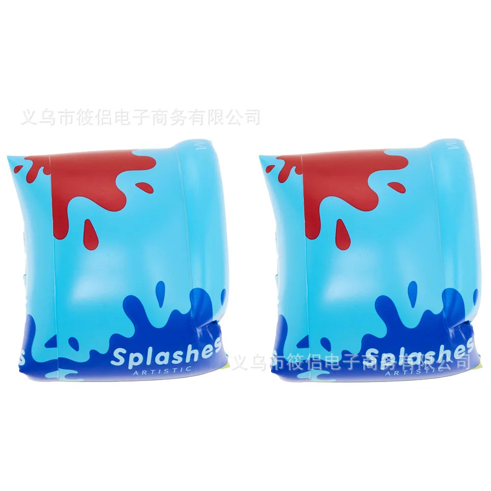 Summer Colorful Inflatable Toy Swimming Arm Ring Pool Water Party PVC Floating Equipment Outdoor Inflatable Toy for Kids Adults