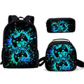 Cartoon Popular games console pad 3D Print 3pcs/Set Student School Bags Laptop Daypack Backpack Crossbody Lunch bag Pencil Case