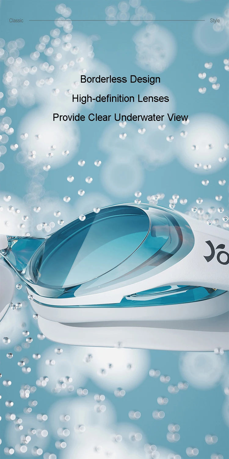 Swimming Goggles Adult Professional Pool Goggles Waterproof Swim Glasses Anti Fog UV Protection Swim Goggles for Men Women Youth