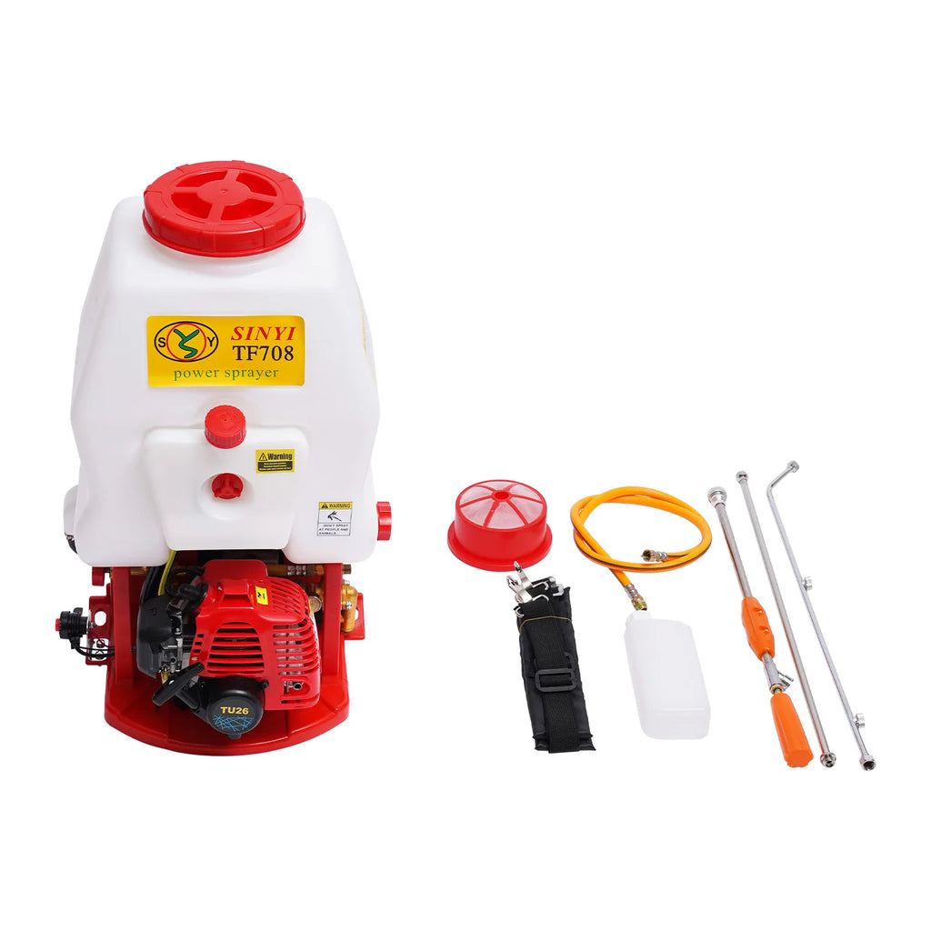 20L Backpack Sprayer 700w 25.4cc Portable Sprayer High-pressure Pump Knapsack Atomizer for Fields and Orchards