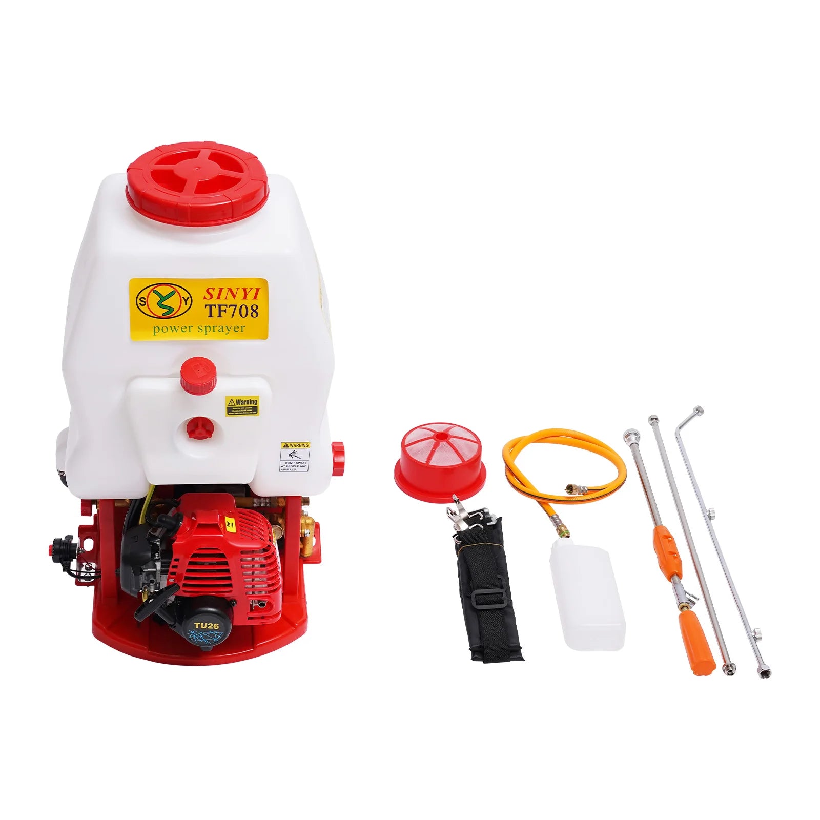 20L Backpack Sprayer 700w 25.4cc Portable Sprayer High-pressure Pump Knapsack Atomizer for Fields and Orchards
