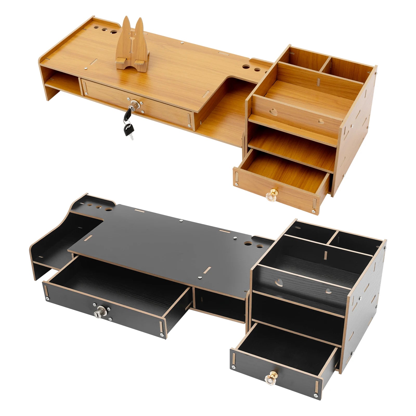 Modern Desktop Monitor Stand Monitor Riser Computer Monitor Booster Stand 17.5*20*16cm For Office And Study