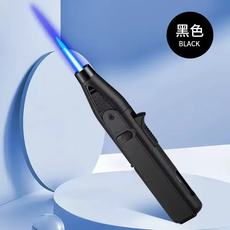 Planet Lightsaber Metal Outdoor Windproof Turbine Torch Jet Lighter BBQ Welding Cigar Tool Butane Gas Lighter 360° Gun
