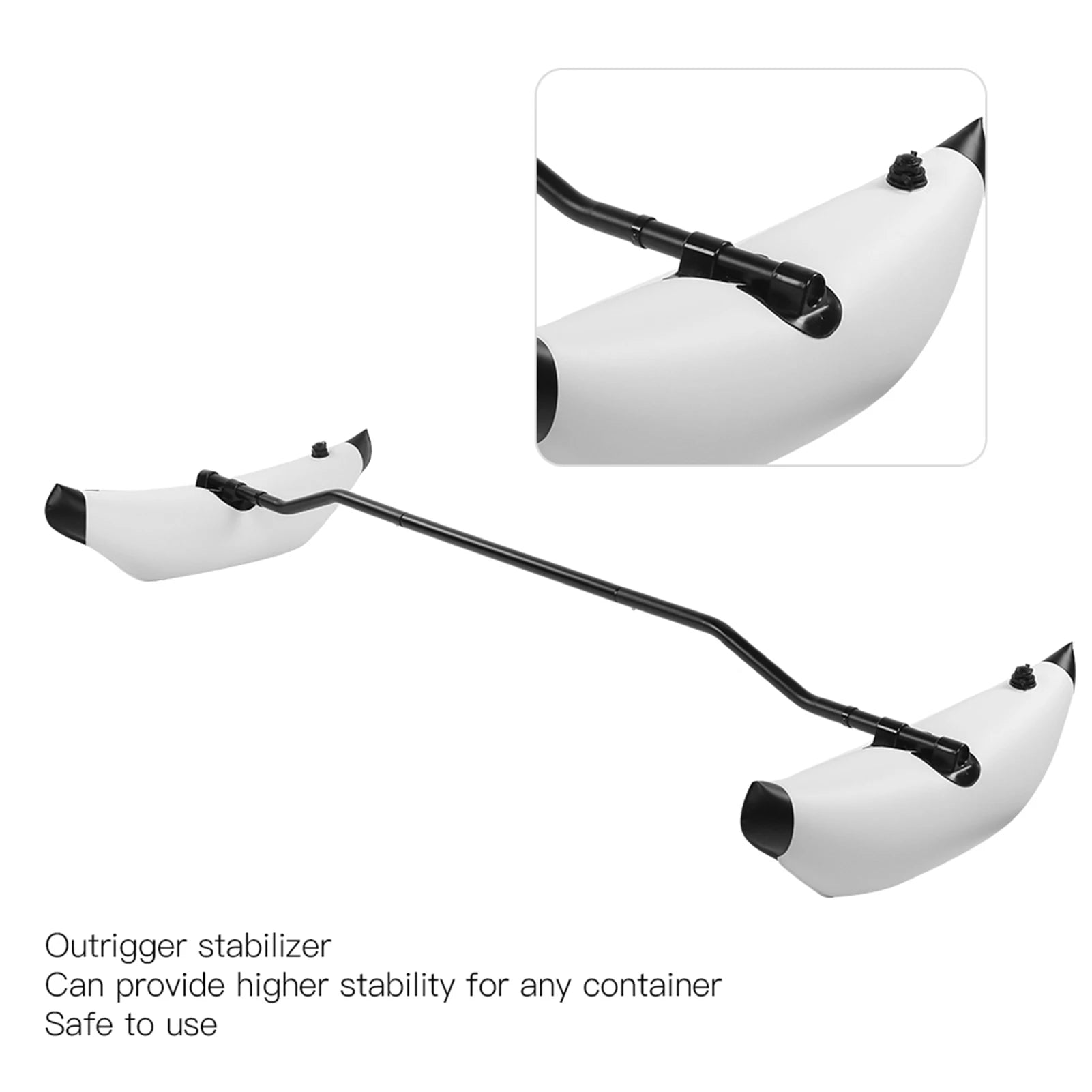 US Kayak Outrigger Kit Kayak Stabilizer Inflatable Kayak Stabilizer PVC Canoe Outrigger Kit Floating Balancing Boat Accessory