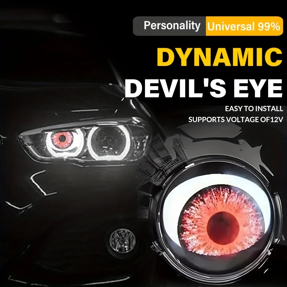 Luces LED Ojo Dinámico Big Eye | 6 Modos | Color Ajustable | Niebla | Universal Auto | 3000K