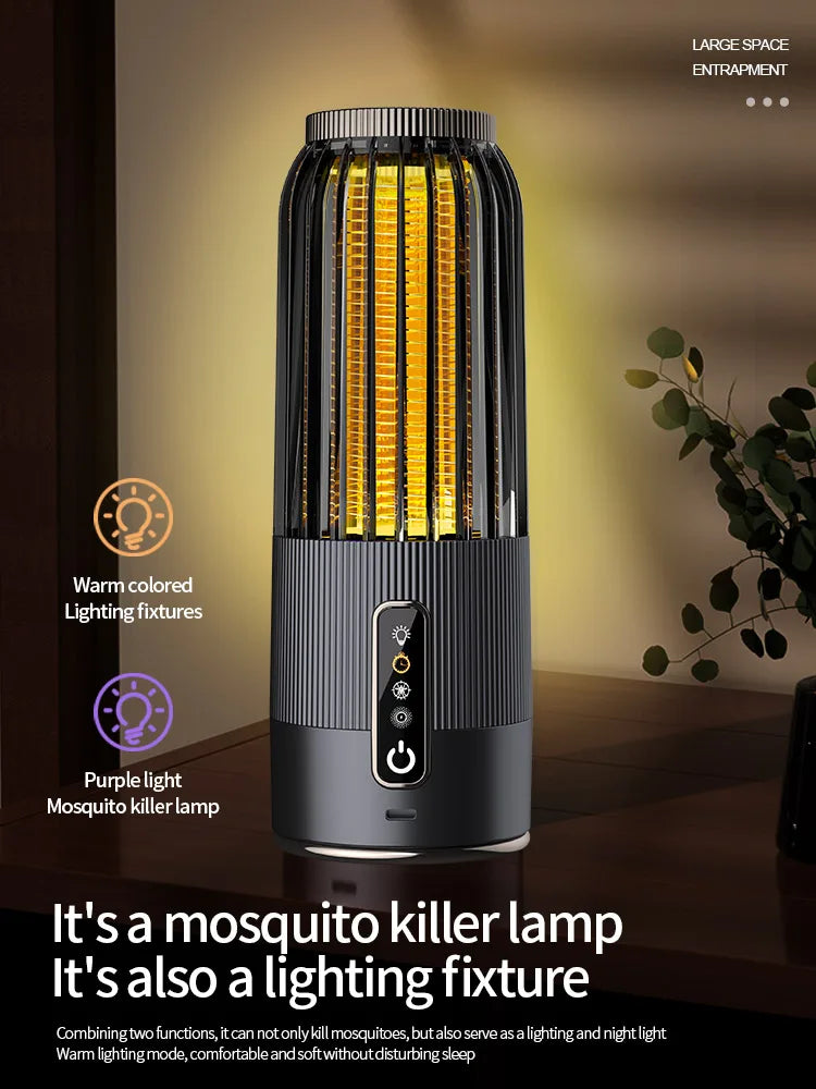 Lámpara Solar Mata Mosquitos Exterior | Recargable | Repelente Hogar | Certificada CE ☀️ - Firu Total Sales