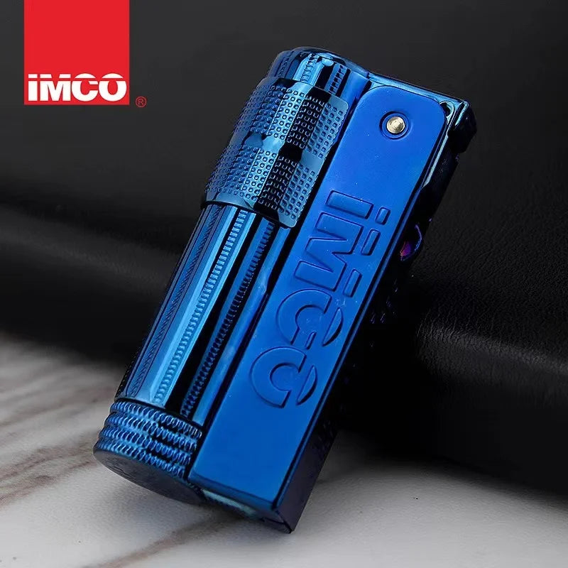 Original IMCO Lighter Old Oil Flint Lighter Windproof Stainless Steel Cigarette Petrol Oil Lighter Inflated Gadgets Man