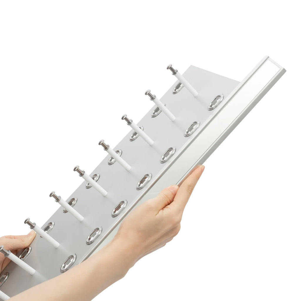 44 Pairs Rotating Eyeglasses Display Stand with 2 Mirrors 86cm Large Capacity Freestanding Sunglass Holder for Shops