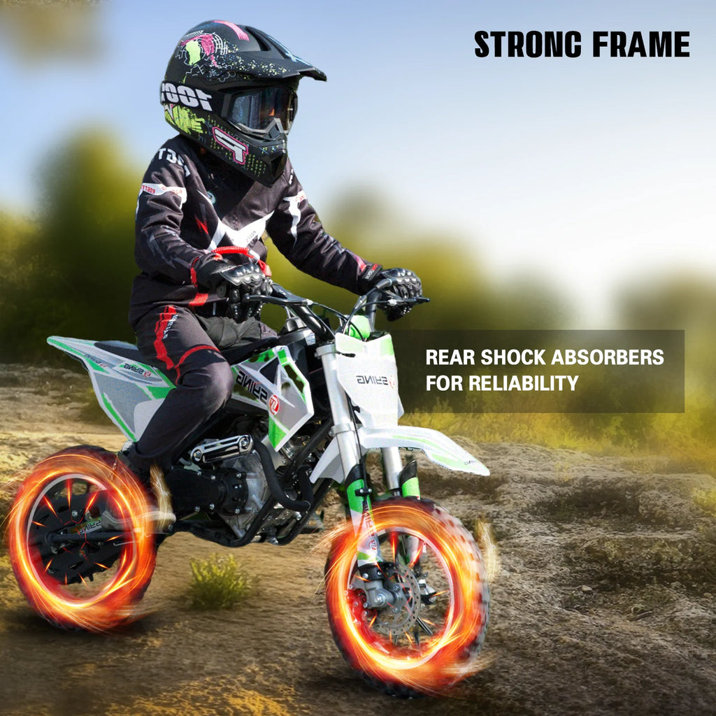 Mini Moto Off-Road 58cc 4 Tiempos con Arranque Manual | Gasolina | 6-12 Años 🏍️ - Firu Total Sales