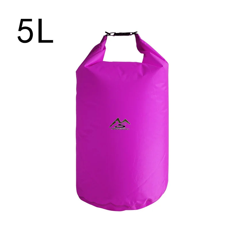 5/10/20/40/70L Waterproof Dry Bag Sack for Camping Drift Trekking Swimming Rafting Kayak River Fishing Outdoor Waterbag Storage