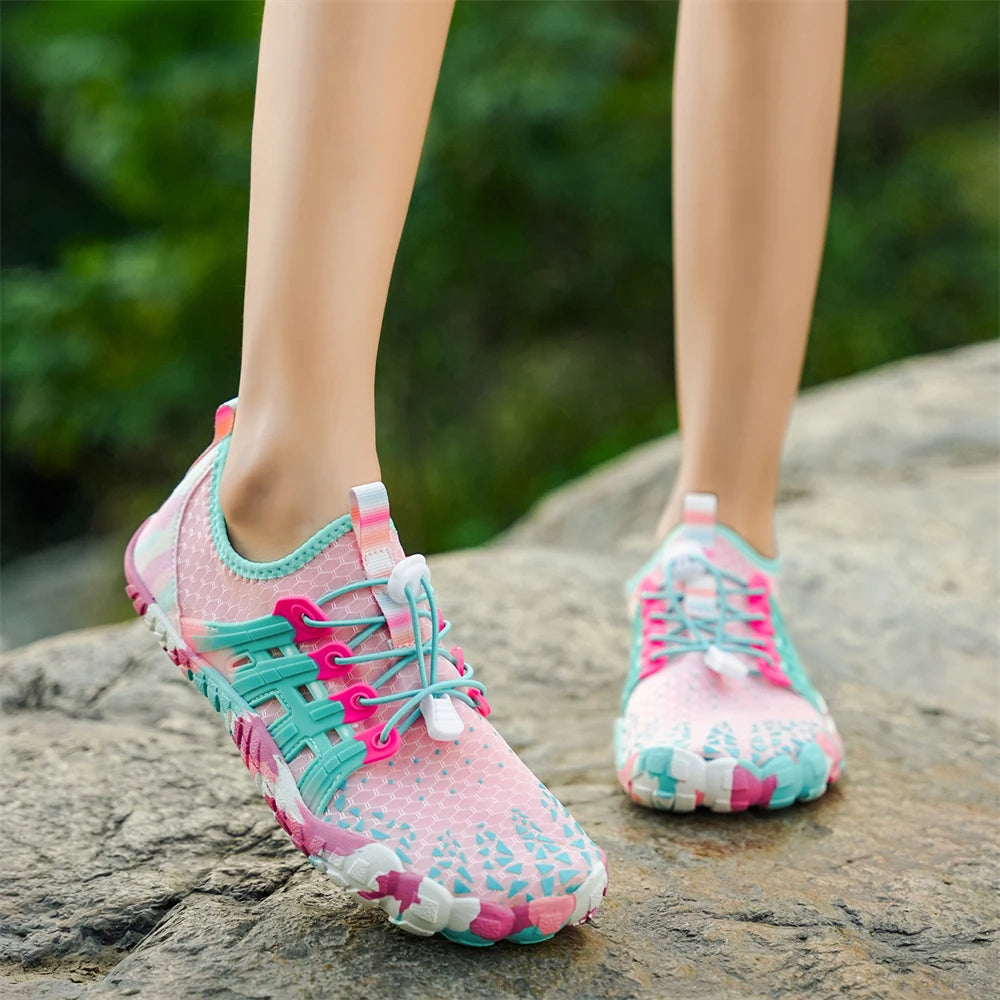 Aqua Shoes For Women Men Barefoot Water Shoes Anti-Slip Quick-Drying Outdoor Beach Upstream Wading Swimming Shoe Sneakers Unisex