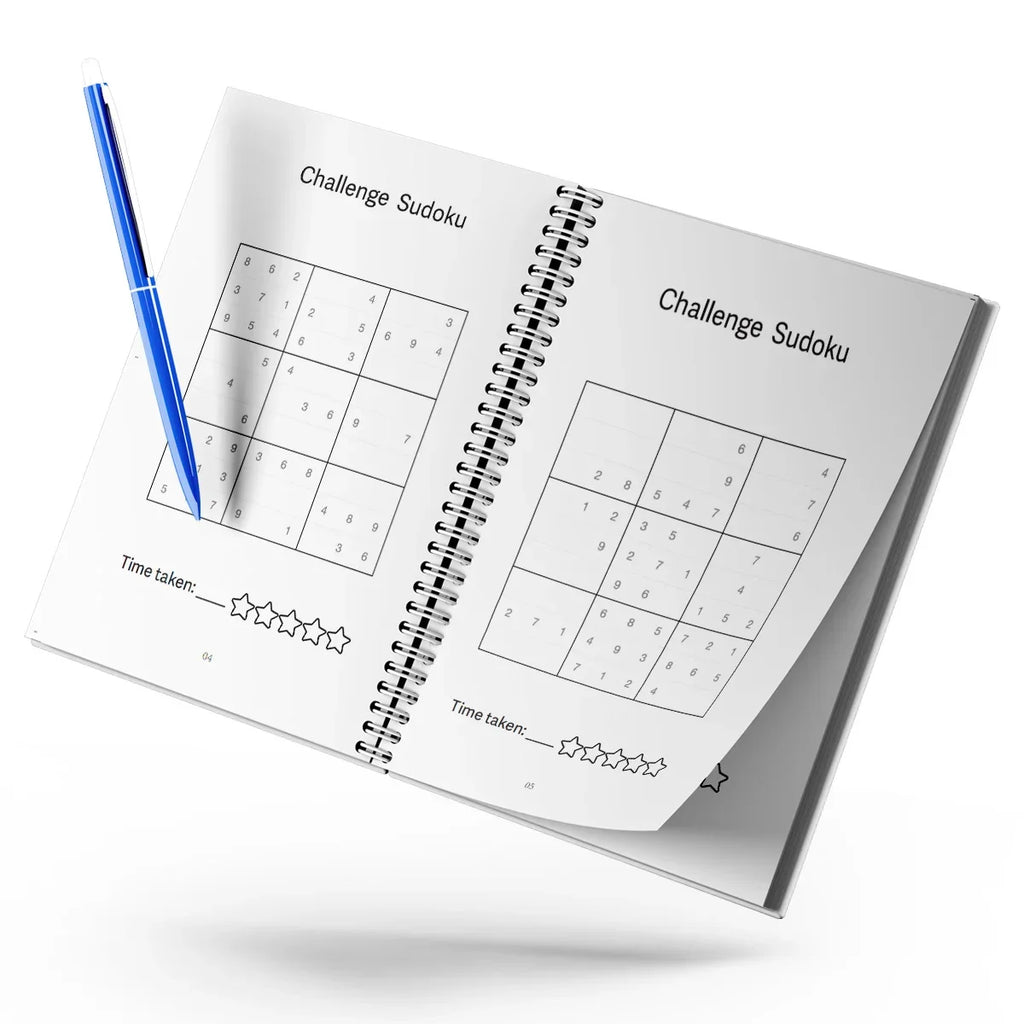 Sudoku Practice Book Math Exercise Thinking Logic for Kids of All Ages, Brain Exercise