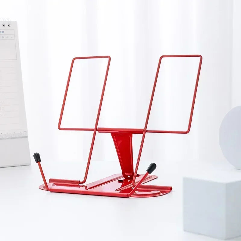 Simple metal reading stand, foldable reading stand, portable reading bookshelf, music stand