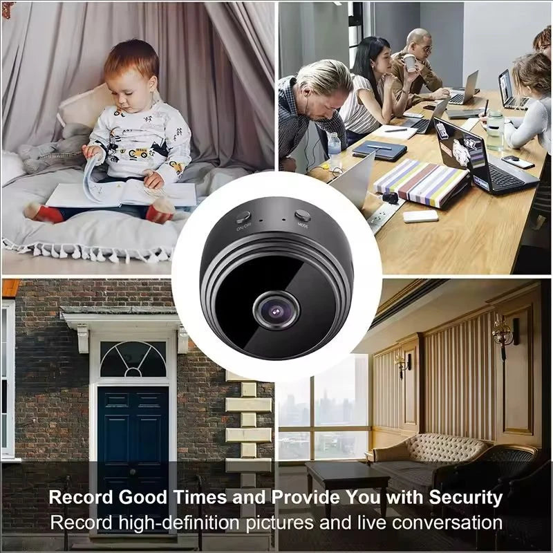 A9 WiFi Mini Security Camera — Smart Home Monitor | Baby & Pet Surveillance