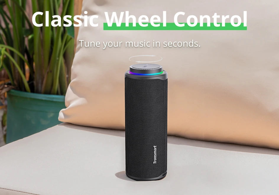 Tronsmart T8 Speaker Bluetooth Portable Speaker with Deep Bass, 40W, 360 degree Sound, Waterproof IPX7, for Camping