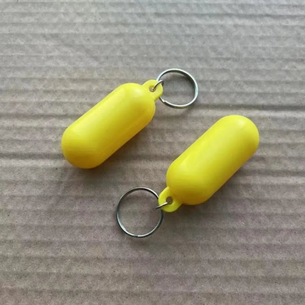 New Plastic Boat Kayak Floating Keyring 7 Colors Replacement Marine Sailing Boat Float Keychain Boat Accessory Floating Keychain