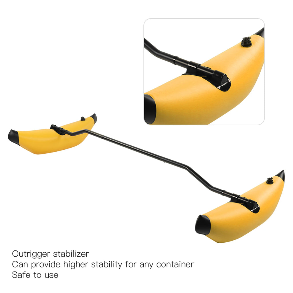 US Kayak Outrigger Kit Kayak Stabilizer Inflatable Kayak Stabilizer PVC Canoe Outrigger Kit Floating Balancing Boat Accessory