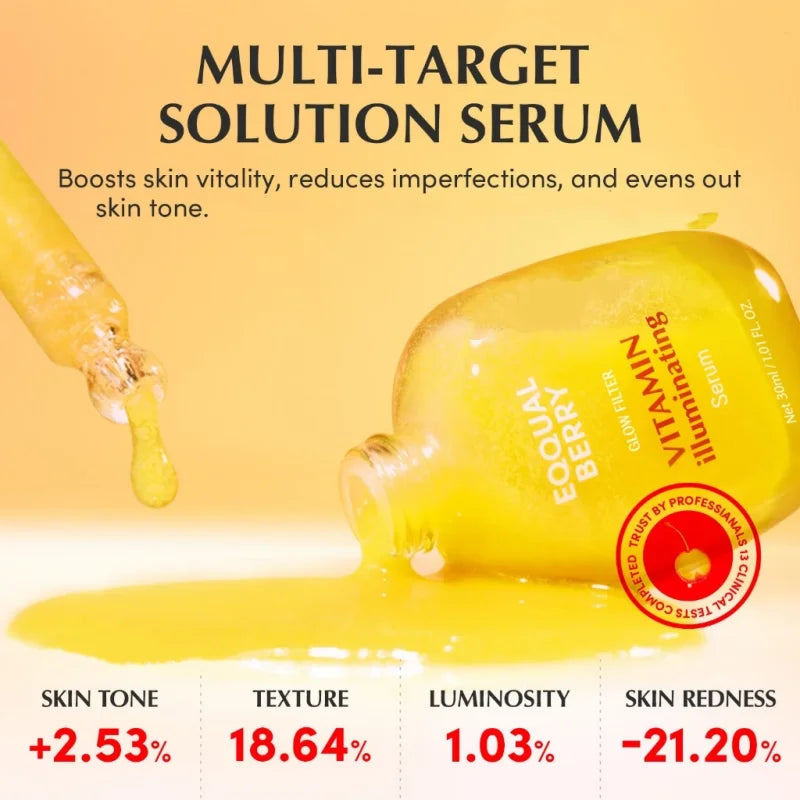 Korean Vitamin C + Niacinamide Anti-Aging Serum | Brightening & Firming | 30ml