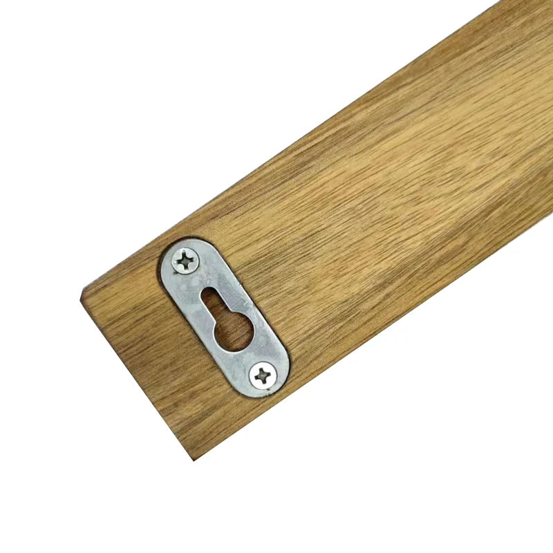Creative Acacia Wood Magnetic Knife Rack for Kitchen Knives - Wall-Mounted Knife Bar with Powerful Magnets