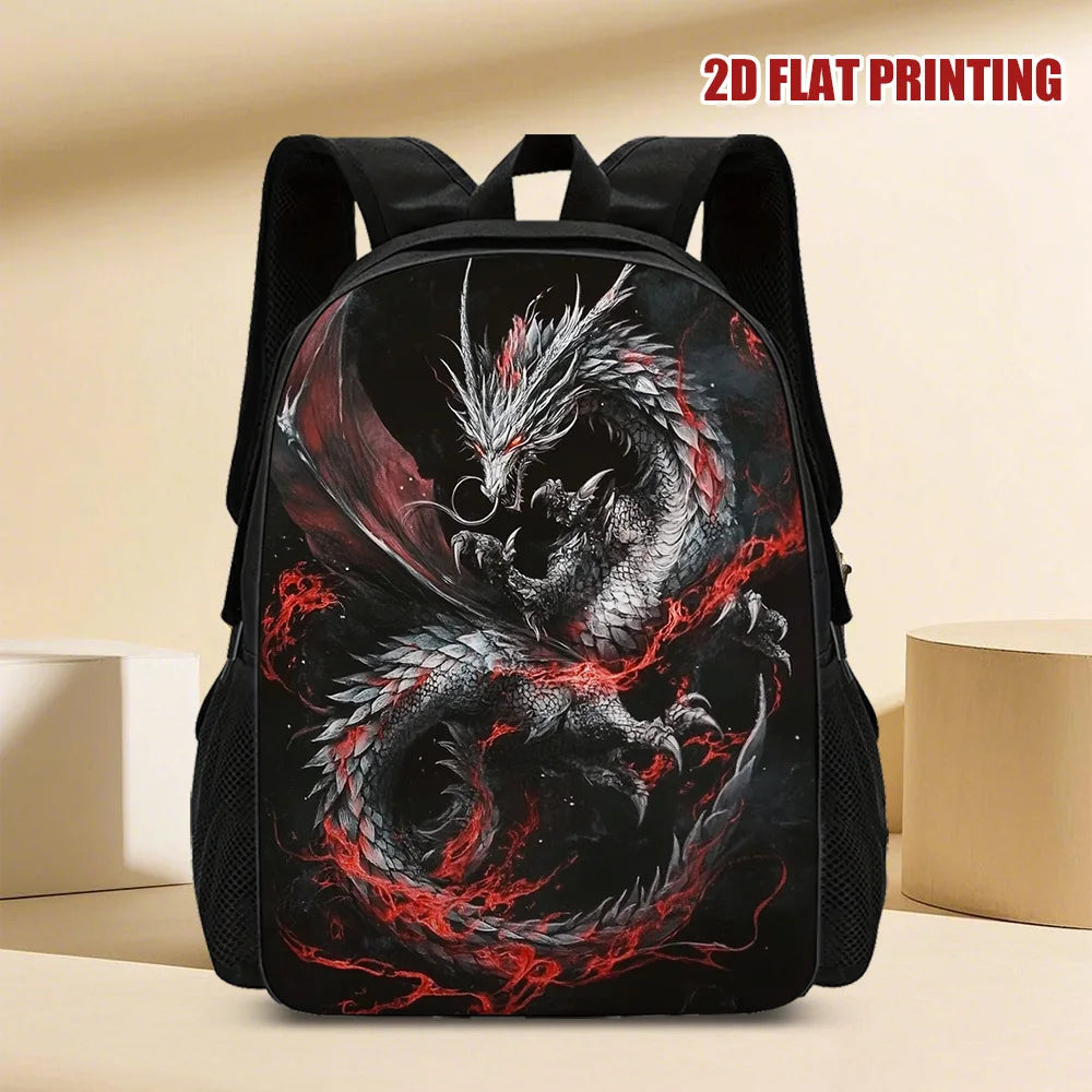 A 3D printed cartoon and cute African girl backpack for a fashionable student bag