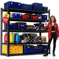 72''H × 40''W Garage Shelving, Metal Shelving Unit and Storage, 2500lb Standing Shelves,Heavy Duty Shelving with, Customized