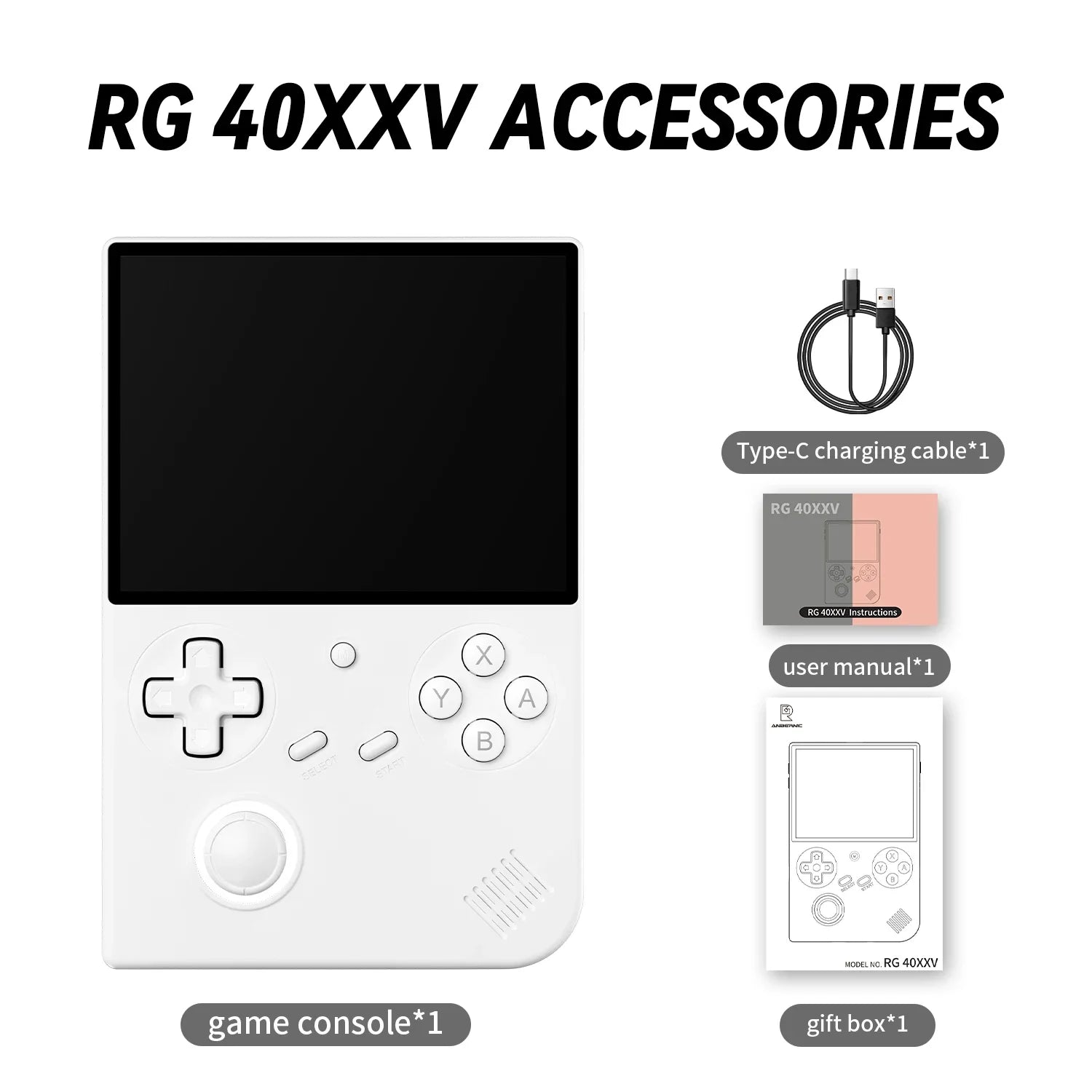 ANBERNIC RG40XXV Consola Portátil | 4" IPS | Joystick RGB | 5000+ Juegos | WiFi | Salida HDMI - Firu Total Sales
