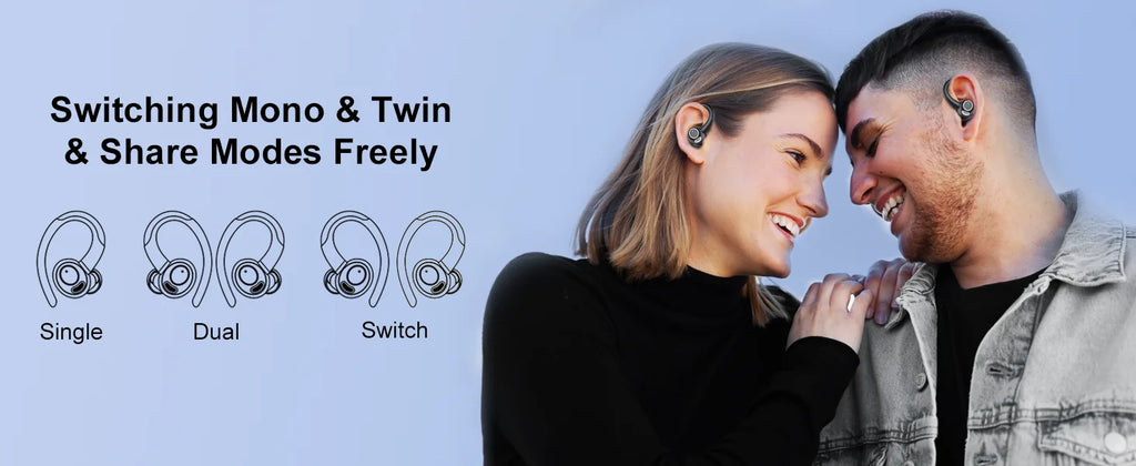 Auriculares Inalámbricos Btootos Sport | 48H | IP7 Impermeable | Mic HD | Bluetooth 5.3 | Running - Firu Total Sales