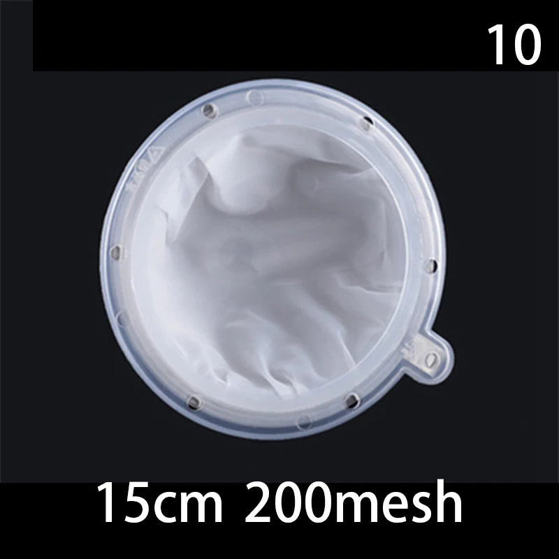 100/120/200/300/400/450 Mesh Nylon Filter Stainless Steel Funnel For Fruit Milk Traditional Chinese Medicine Oil White Wine