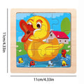 Wooden Animal Jigsaw Puzzle for Kids – Montessori Game