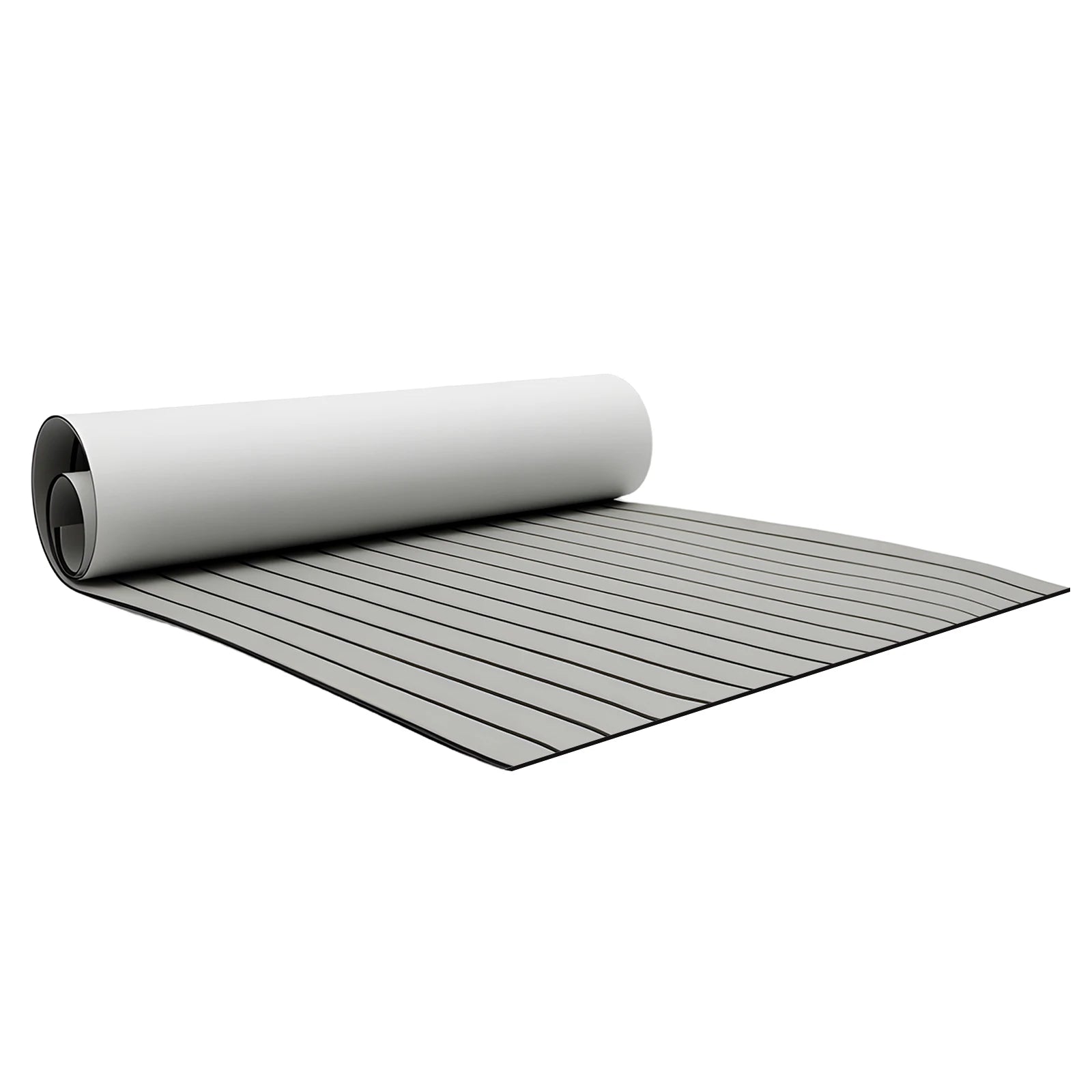 240x90cm EVA Foam Teak Floor Mat 6mm Thick Anti-Slip Self-Adhesive Pad Cuttable Waterproof Marine Carpet for Boat Deck RV Yacht